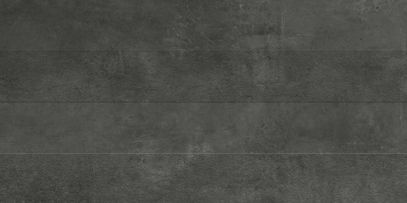 Dunkelgraue Feinsteinzeugfliese in Betonoptik.